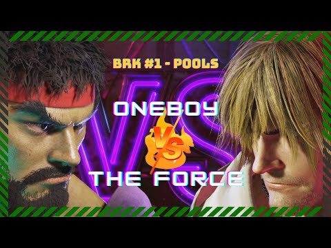 SF6 👊 OneBoy (Ryu) vs The Force (Ken) 👊 BR Kumite #1 Street Fighter 6 - Pools