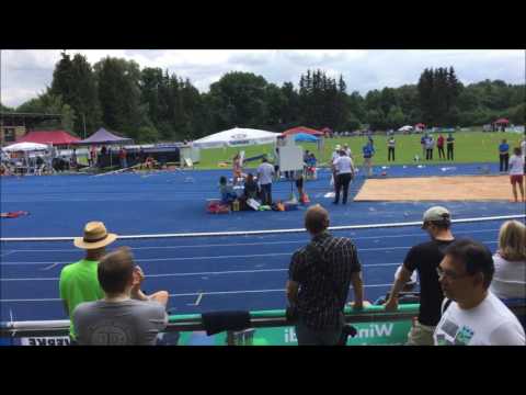 Johanna Windmaier 5,82m Weitsprung 1.Platz Bayrische U20 am 17.7.2016 in Erding