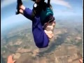 Skydive gone wrong. no one died tho. With sound.