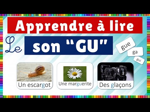 Apprendre la lecture - le son (gu)