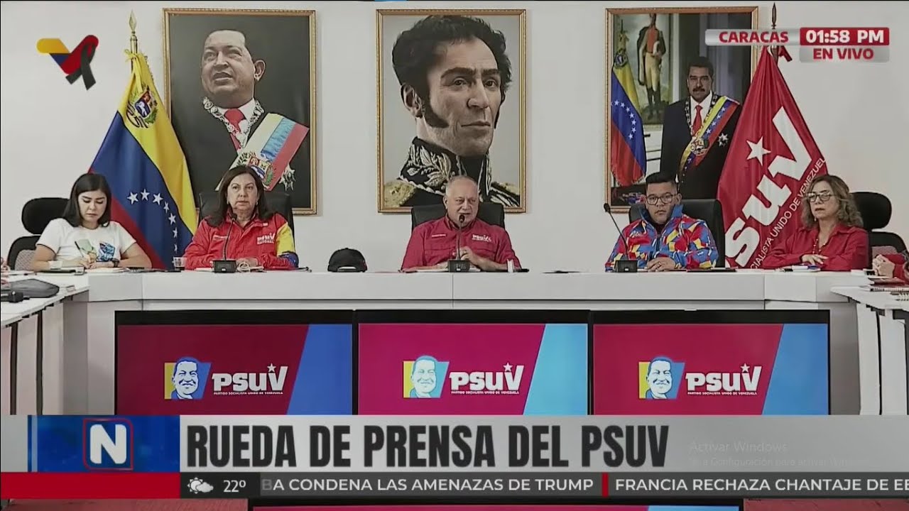 VENEZUELA EN DIRECTO | Rueda de Prensa del PSUV, con Diosdado Cabello, 12 de enero de 2026