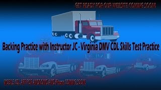 preview picture of video '⋆★Students Training in a Class A Truck ★(Prep for VA DMV Skills Test)★⋆'
