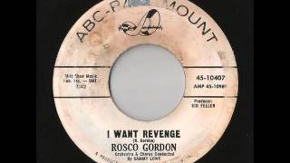 Rosco Gordon - I Want Revenge (ABC-Paramount)