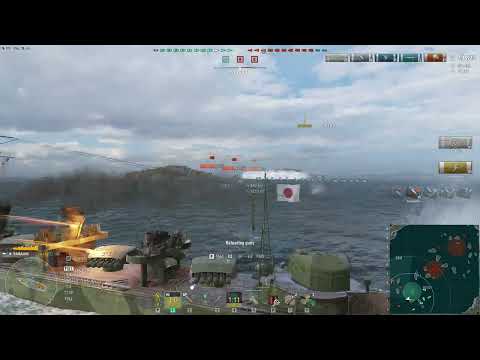 World Of Warships Random Battle Gameplay With YAMAGIRI Destroyer (No Commentary Gameplay)