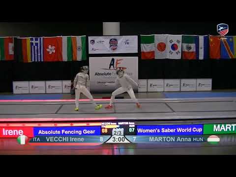 2019 Absolute Sabre World Cup Semis: Vecchi vs. Marton
