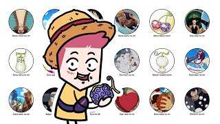Tất cả các trái ác quỷ trong one piece trong 1 câu
