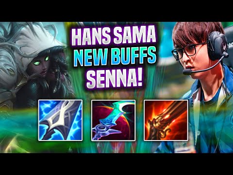 HANS SAMA IS INSANE WITH SENNA NEW BUFFS! - TL Hans Sama Plays Senna ADC vs Draven! | Season 2022