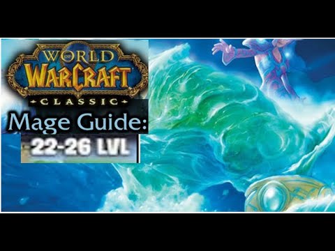 Classic WoW Solo AOE Frost Mage Leveling Guide 22-27