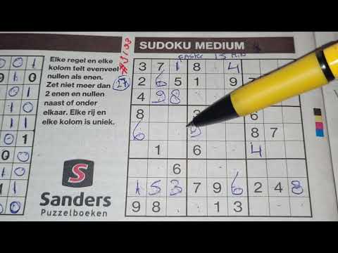 Many many many sudokus today! (#3193) Medium Sudoku. 08-04-2021 part 2 of 3