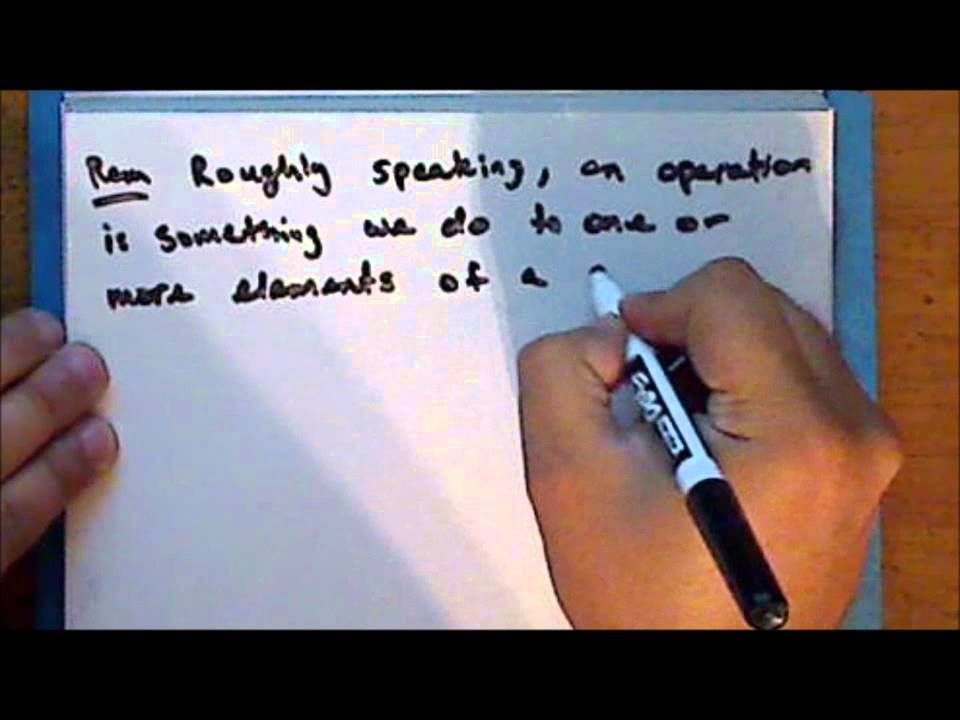 Applied Math Lecture 01 Part 3