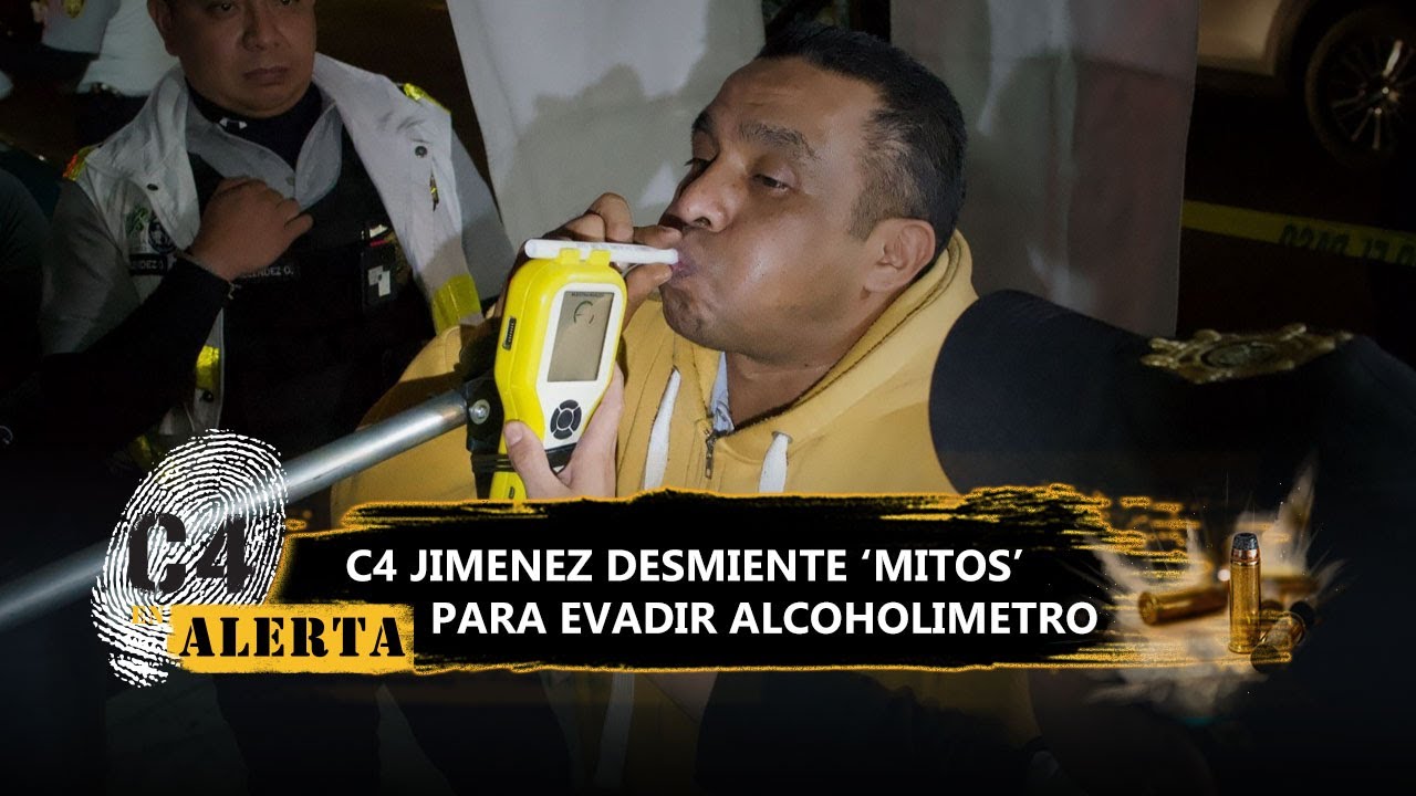 ¿Verdad o mentira? 'C4 Jiménez' desmiente mitos para librar alcoholímetro