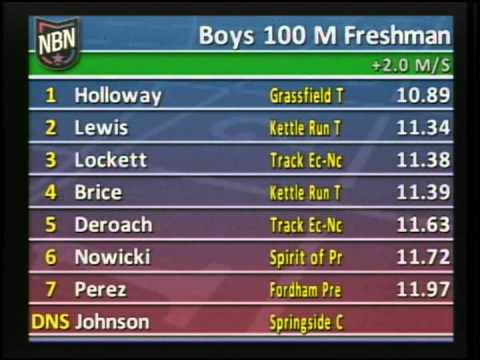 Boys 100m Freshman Heat 6 - New Balance Nationals Outdoor 2013