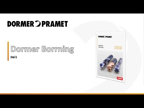 Dormer Borrning - Fortsättningskurs. Vilken betydelse har skärdata?