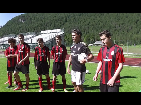 Finta con il corpo nel calcio: come farlo correttamente? Eranio lo spiega al Milan Camp di Cortina!