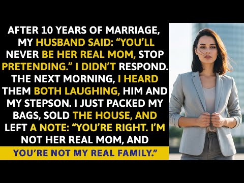 After 10 Years Of Marriage, My Husband Said: “You’ll Never Be Her Real Mom, Stop Pretending...”