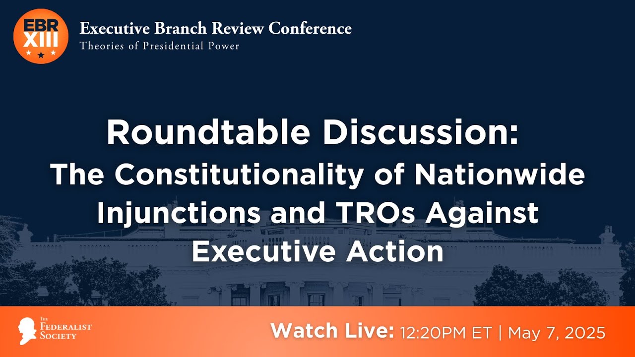 Thirteenth Annual Executive Branch Review Conference — EBRXIII