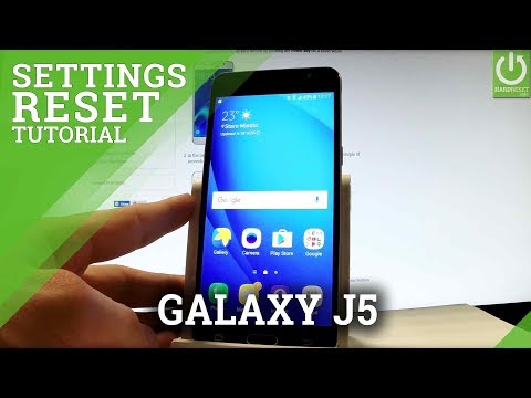 Reset Settings SAMSUNG Galaxy J5 (2016) - Restore Factory Settings
