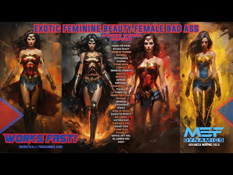 Exotic Feminine Beauty - Female Badass Combo (Wonder Woman Inspired)