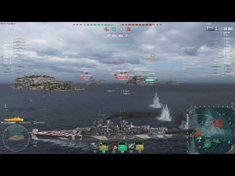 World of Warships C. COLOMBO 52K DMG SALVO 154K DAMAGE GAME