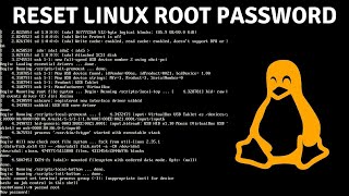 How to Interrupt the Boot Process to Gain Access to a Linux System? | How to reset root password