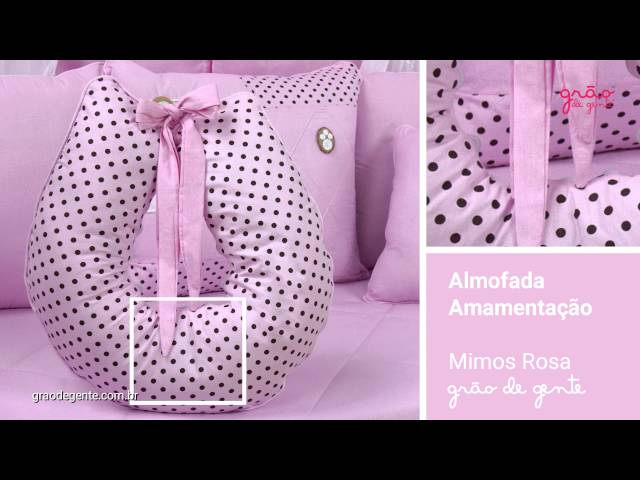 Almofada para Amamentação Mimos Rosa | Ref: 54218