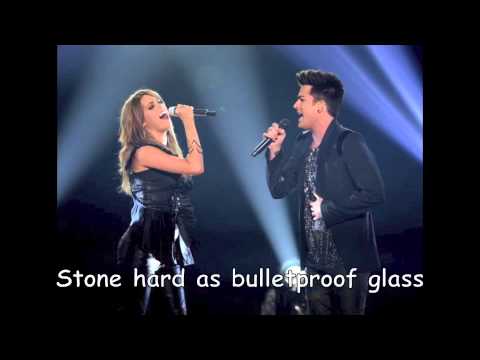 Angie Miller and Adam Lambert- Titanium with Lyrics