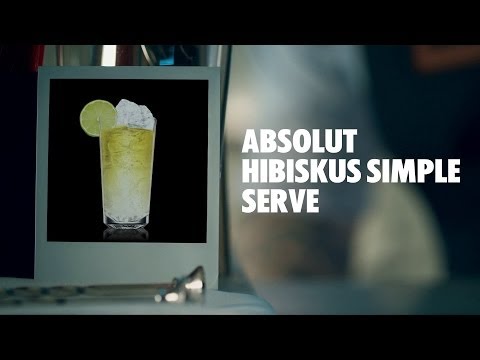 ABSOLUT HIBISKUS SIMPLE SERVE DRINK RECIPE - HOW TO MIX