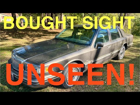 I BOUGHT A 1996 LINCOLN TOWN CAR SIGHT UNSEEN! Will this car get me back HOME? Will it run? Part I 