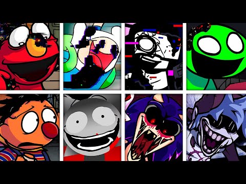 TANTRUM but Every Turn a Different Character Sings 🎶⚡ (FNF BROKEN STRINGS)