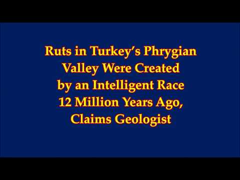 Alexander Koltypin "TRACKS in Turkey’s Valley Created by “Intelligent Race“ 12 Million Years Ago"