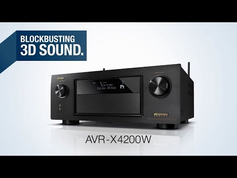 The AVR-X4200W Network AV Receiver - Blockbusting 3D Sound
