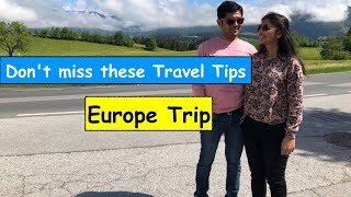 What To Pack For Europe Trip India | Europe Travel Guide | Desi Couple On The Go | Shadez Of Megz