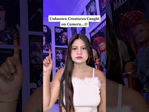 Unknown Creatures Caught On Camera…😰 ( Scary tiktok ) #shorts