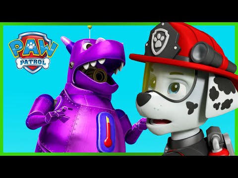 Pups Stop a Giant Fire Breathing Monster! - PAW Patrol - Cartoons for Kids Compilation
