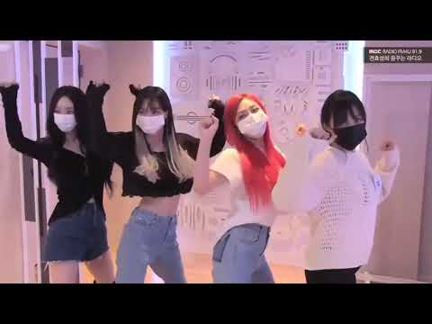 Aespa "Next Level " dance practice on Jung Hyosung Dreaming Radio