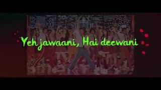 The Jawaani Song - Student Of The Year 2 (Lyrics)| Tiger Shroff | Vishal &amp; Shekhar | RD Burman