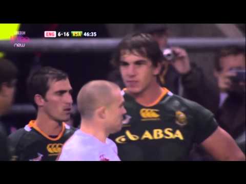England vs South Africa Rugby match 24/11/2012 - Fight