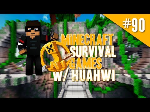 Minecraft Hunger Games w/ Huahwi #90: Busy, Busy, Lag, Busy