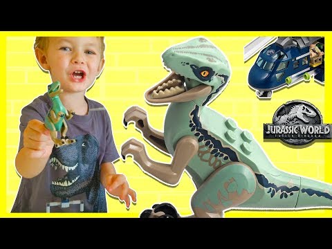 NEW Lego Jurassic World Fallen Kingdom | Lego 75928 Blue’s Helicopter Pursuit (2018)