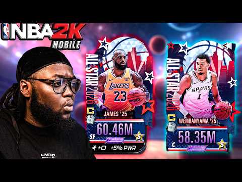 NBA 2K Mobile - INSANE ALL STAR PACK OPENING!