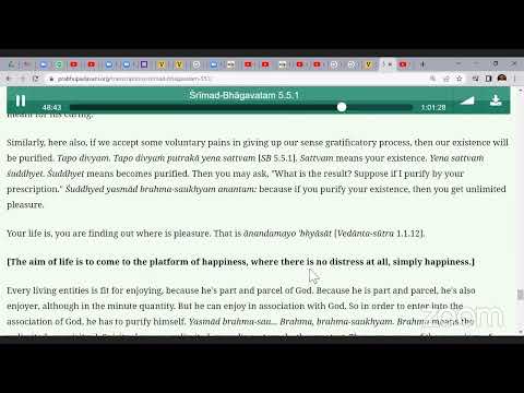 SB 5.5.1 By HDG Srila Prabhupada
