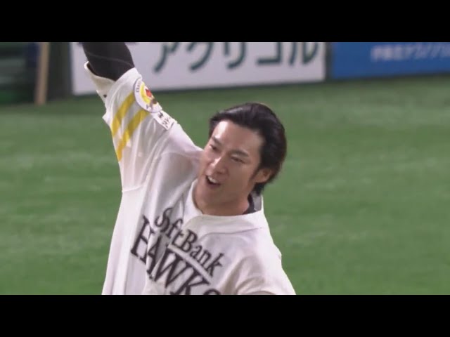 【6回裏】このスイングで入る!? ホークス・柳田 本日2本目は逆転の3ランホームラン!! 2020/8/11 H-B