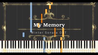 My Memory (Winter Sonata OST) // Synthesia (Sheet Music, MIDI,)