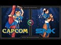 Artwork Comparison Of CAPCOM Vs SNK 2 SNK Vs CAPCOM Side By Side Comparison