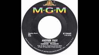 Connie Francis – “Another Page” (MGM) 1967