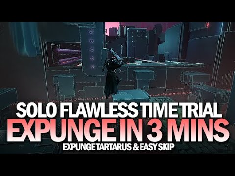 Solo Flawless Expunge Tartarus Time Trial in 3 Minutes w/ Easy Skip [Destiny 2]
