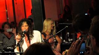 Steven Tyler Performs Jaded at Bluebird Cafe