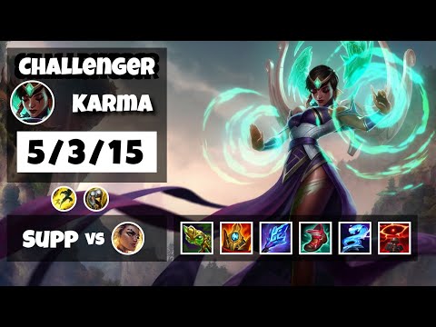Karma Challenger Gameplay S11 Replay 11.8 Support (5/3/15) - BR