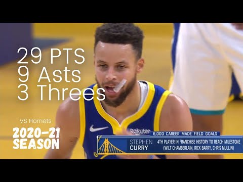 Stephen Curry 29 Pts, 9 Asts, 4 Rebs vs Hornets | FULL Highlights