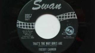 Freddy Cannon - That´s The Way The Girls Are.
